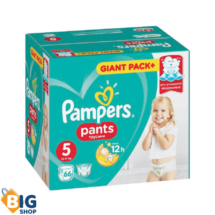 Пелени Pampers 66пар. Pants Giant Pack No.S5 (12-17кг)