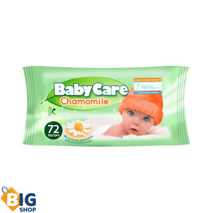 Влажни марамчиња Baby Care 72/1 Камилица