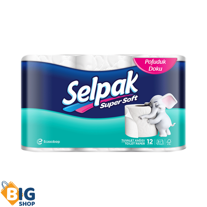 Тоалетна хартија Selpak 12/1 Super Soft