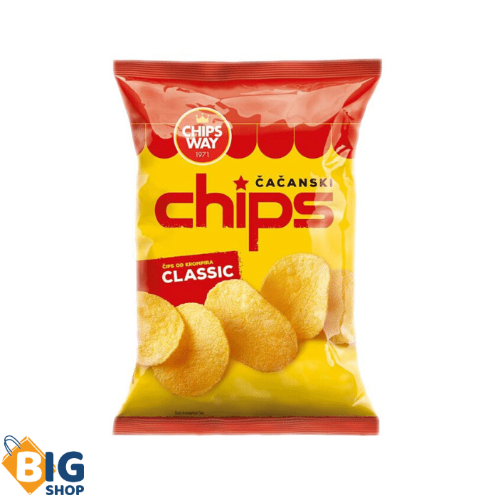 Чипс Chips Way 150гр Classic Čačanski