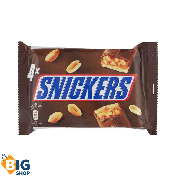 Чоколадо Snickers 200гр 4 pack