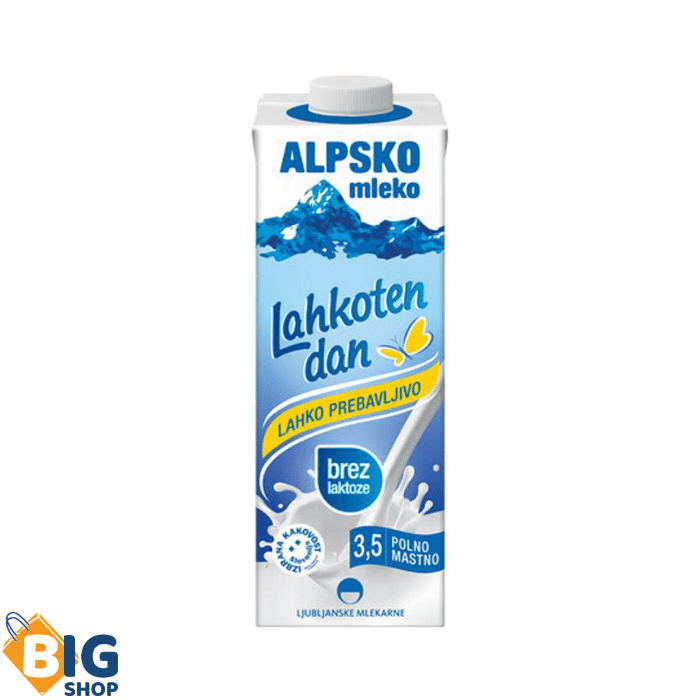 Млеко Alpsko 1л Без лактоза 3.5%