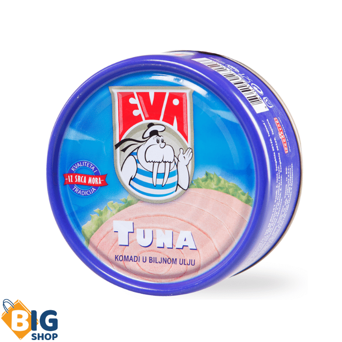 Туна Eva 160гр Парчиња во масло