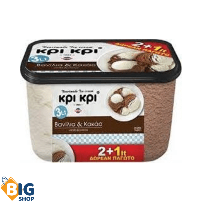 Сладолед Kri Kri 3кг Heartmade Чоколадо & Ванила