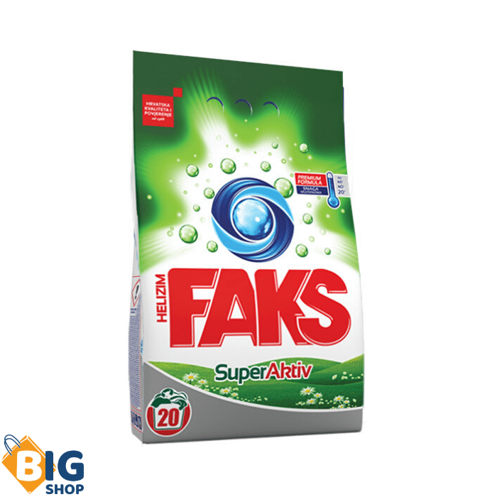 Прашок за перење Faks Helizim 2кг Super Aktiv