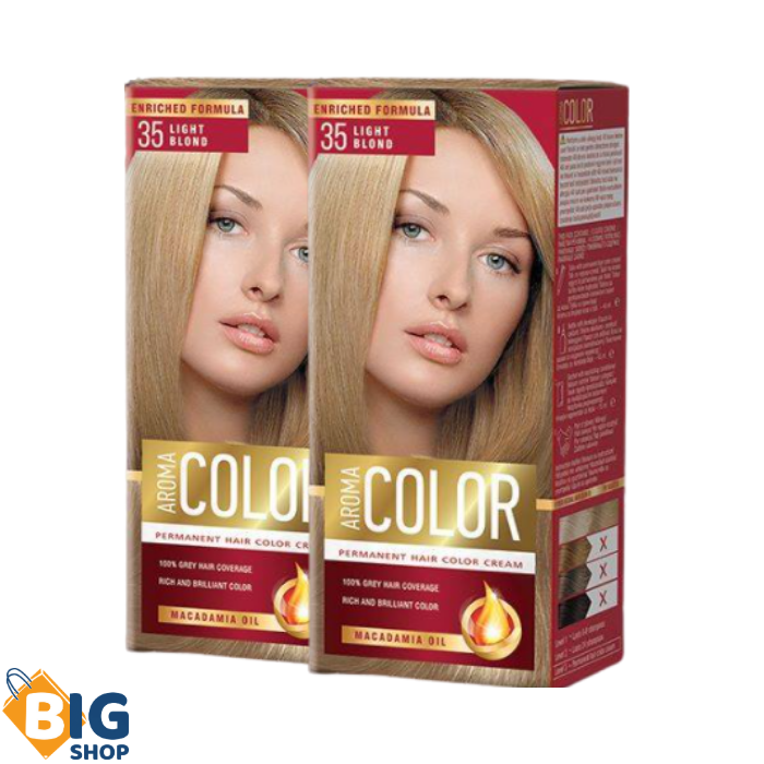 Сет фарби за коса Aroma 35 Light Blond