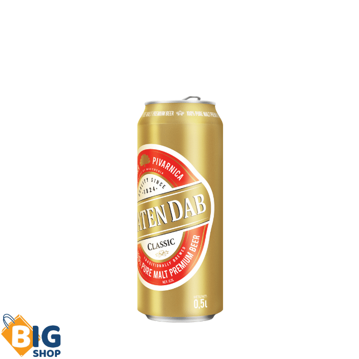 Пиво Zlaten Dab 0.5л Classic