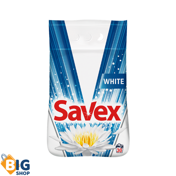 Прашок за перење Savex 3кг Parfum Lock 2in1 White