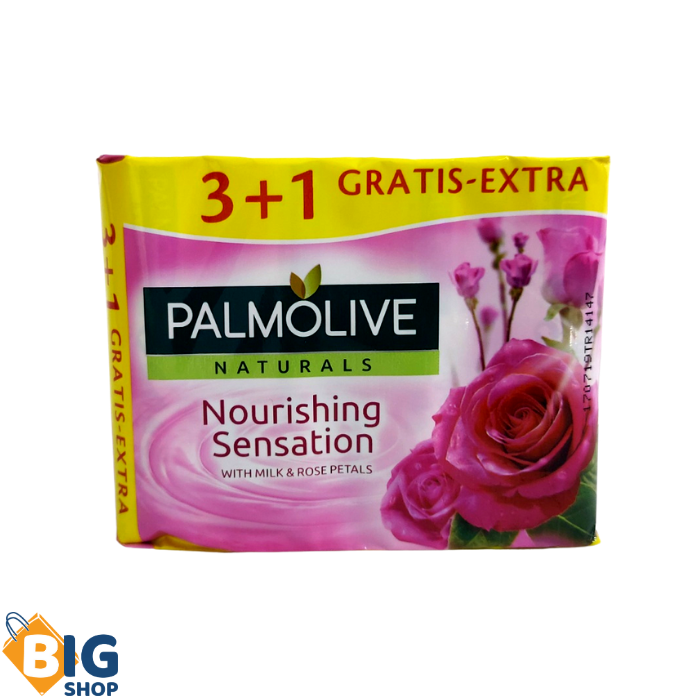 Сет сапун Palmolive Milk & Rose petals 3+1 гратис
