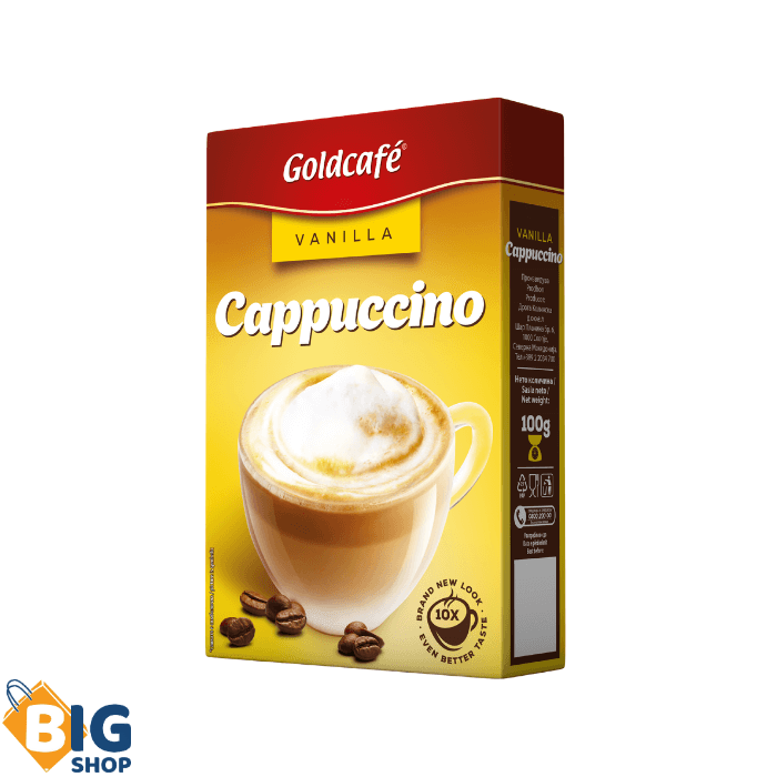 Кафе Goldcafè 100гр Cappuccino Vanilla