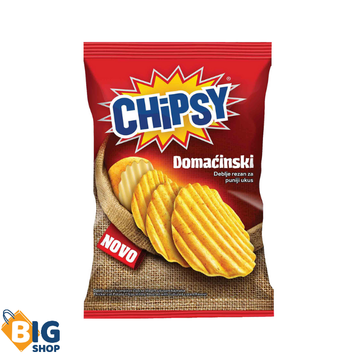 Чипс Chipsy 160гр Домаќински со кајмак