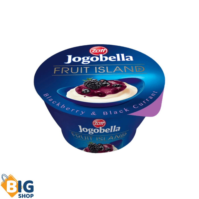 Овошен јогурт Jogobella 150гр Fruit Island Капина и Рибизла