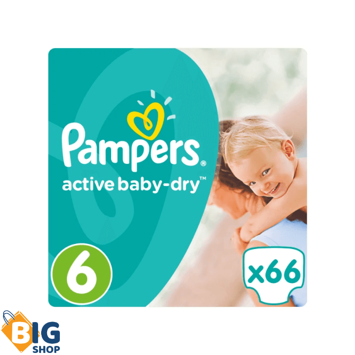 Пелени Pampers 66пар. Active Giant Pack No.6 (15+кг)