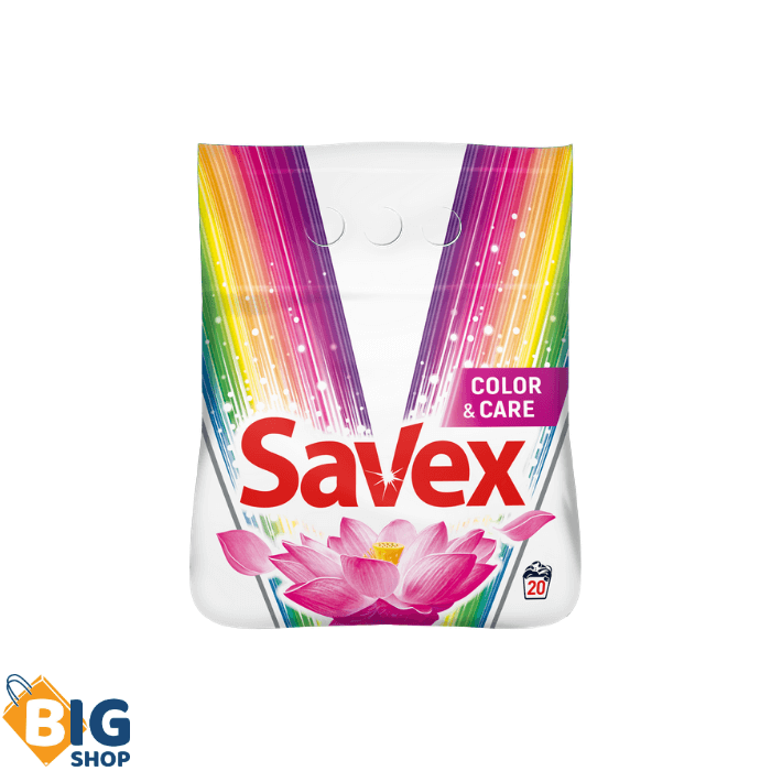 Прашок за перење Savex 2кг Parfum Lock 2in1 Color